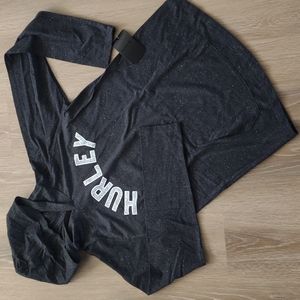 NWT Hurley Long-Sleeve Hooded tee-shirt Size Youth XL